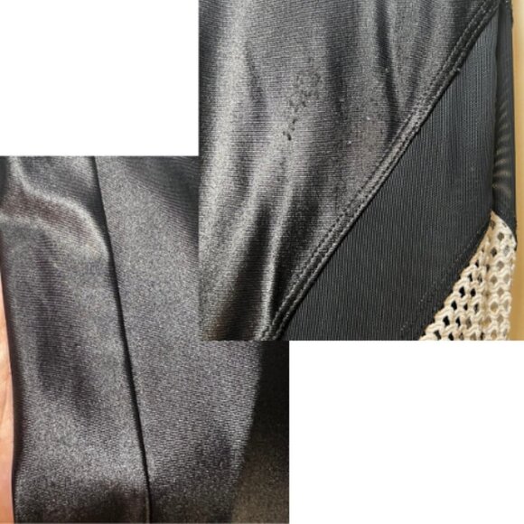 KORAL Black & White High Rise Mesh Panel Legging Size S - Picture 10 of 15